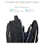 StarTech.com Mochila Ergonómica para Portátil de 17,3 Pulgadas con Carcasa de Accesorios Removible - Negro