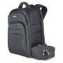 StarTech.com Mochila Ergonómica para Portátil de 17,3 Pulgadas con Carcasa de Accesorios Removible - Negro