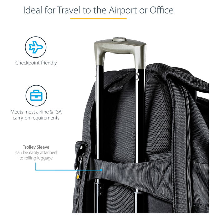 StarTech.com Mochila para Portátil 15,6 pulg. NTBKBAG156 Negro