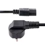 StarTech.com Cable de Alimentación Schuko CEE 7/7 a C13, 1m, Negro