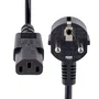 StarTech.com Cable de Alimentación Schuko CEE 7/7 a C13, 1m, Negro