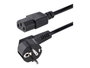 StarTech.com Cable de Alimentación Schuko CEE 7/7 a IEC C13, 1m, Negro