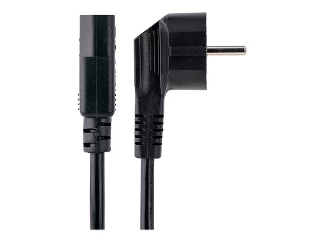 StarTech.com Cable de Alimentación Schuko CEE 7/7 a IEC C13, 1m, Negro
