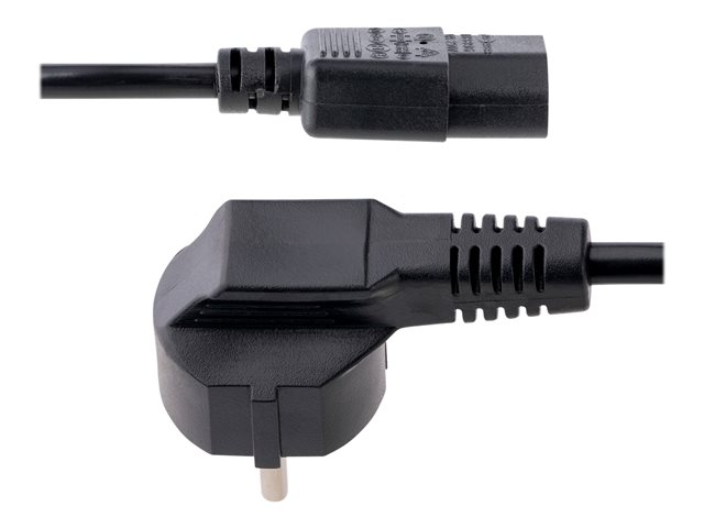 StarTech.com Cable de Alimentación Schuko CEE 7/7 a IEC C13, 1m, Negro