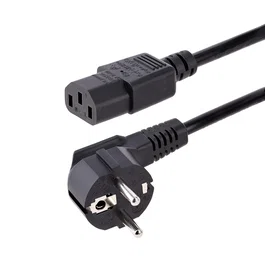 StarTech.com Cable de Alimentación UE, Schuko a C13, 1m, 250V 10A, 18AWG