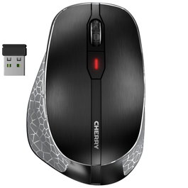 Cherry MW 8C ERGO JW-8600 Negro/Gris