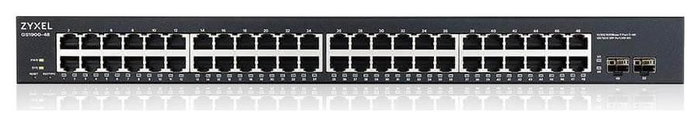 Zyxel GS1900-48-EU0102F Switch L2 de 48 puertos Gigabit y 2 SFP Negro