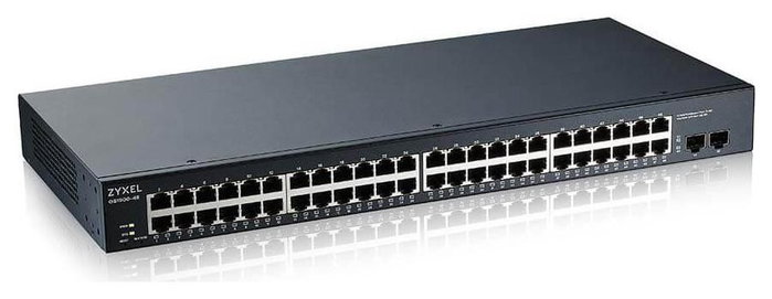 Zyxel GS1900-48-EU0102F Switch L2 de 48 puertos Gigabit y 2 SFP Negro