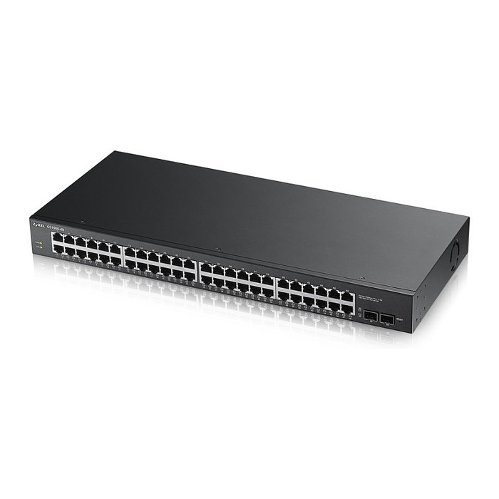 Zyxel GS1900-48-EU0102F Switch L2 de 48 puertos Gigabit y 2 SFP Negro