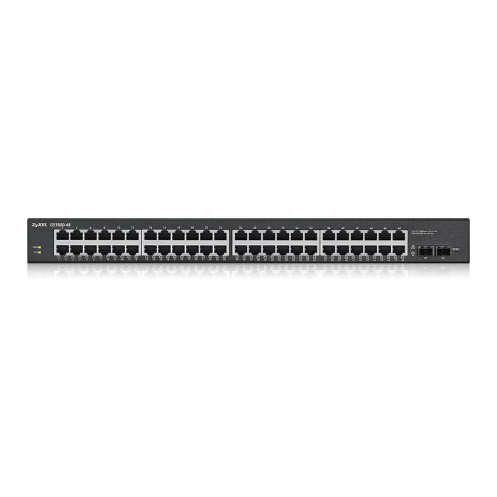 Zyxel GS1900-48-EU0102F Switch L2 de 48 puertos Gigabit y 2 SFP Negro