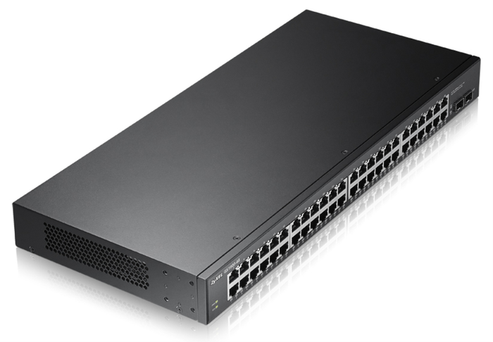 Zyxel GS1900-48-EU0102F Switch L2 de 48 puertos Gigabit y 2 SFP Negro
