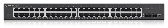 Zyxel GS1900-48-EU0102F Switch L2 de 48 puertos Gigabit y 2 SFP Negro
