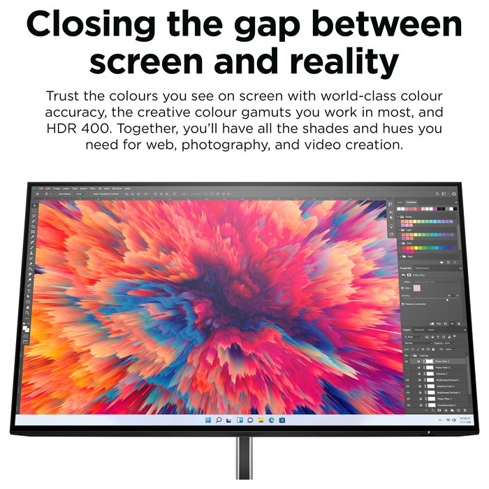 HP Z24q G3 Monitor QHD IPS 60.5cm/23.8 Pulgadas 2560x1440 5ms 90Hz DisplayHDR 400 HDMI DisplayPort VESA Plata