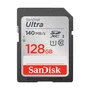 SanDisk Tarjeta de memoria Ultra 128GB SDXC UHS-I Clase 10 U1, 140MB/s, Resistente al agua, golpes, temperatura y rayos X