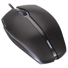 Cherry Gentix Illuminated Ratón Óptico USB Tipo A 1000 DPI Negro Ambidextro