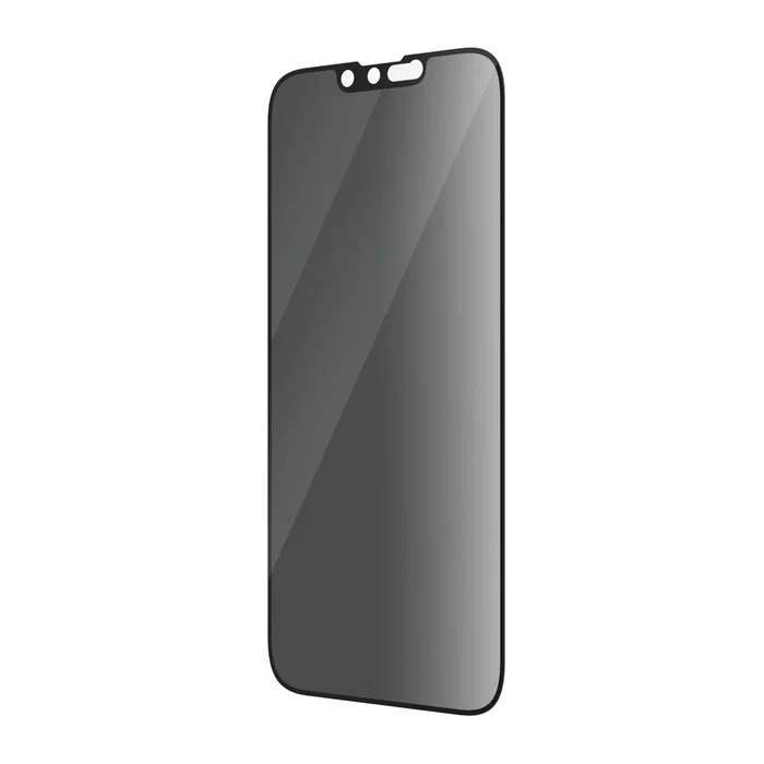 PanzerGlass Protector de Pantalla Privacy Vidrio Templado Ultra-Wide Fit para Apple iPhone 14, iPhone 13, iPhone 13 Pro, 1 Unidad, Aplicación en Seco