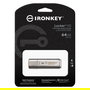 Kingston Pendrive IronKey Locker+ 50 64GB, Llavero USB Cifrado FIPS 197, IKLP50/64GB