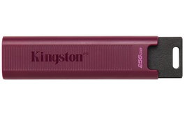 Kingston DataTraveler Max USB 3.2 Gen 2 Lápiz de Memoria 256GB Negro, 1000 MB/s Lectura, Deslizable, Tipo-A