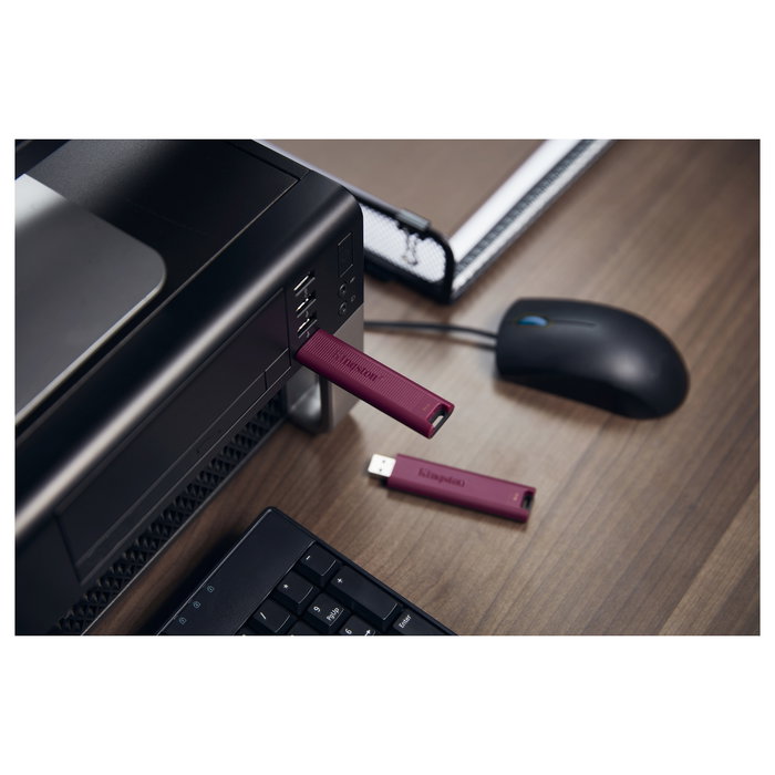 Kingston DataTraveler Ultimate GT USB 3.2 Gen 2, 1TB, 1000MB/s Lectura, 900MB/s Escritura, Rojo