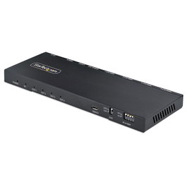 StarTech HDMI-SPLITTER-44K60S Divisor HDMI 4 Puertos - 4K 60Hz con Escalador Integrado - Audio Óptico y 3.5mm - Soporte HDR y 7.1 Canales