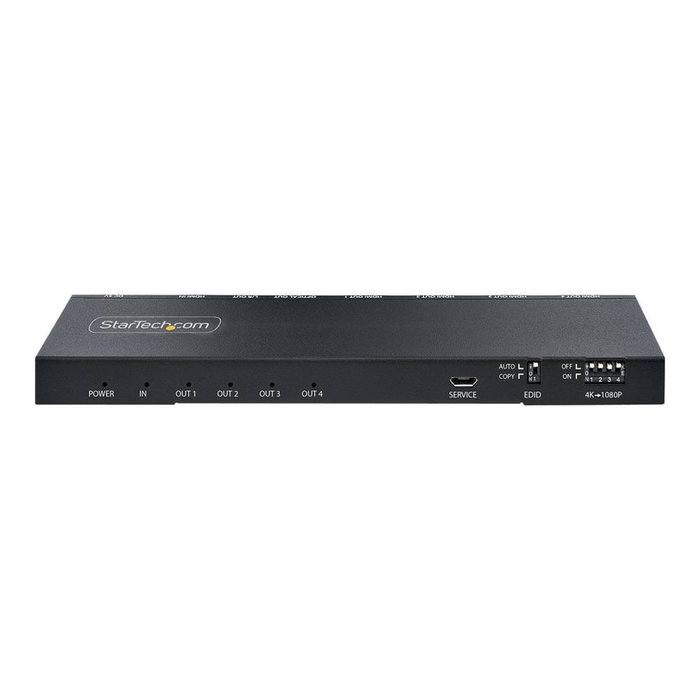Startech Périphérique 4-Port HDMI Splitter con Escalador Integrado - 4K a 60Hz Startech Périphérique 4-Port HDMI Splitter con Escalador Integrado - 4K a 60Hz