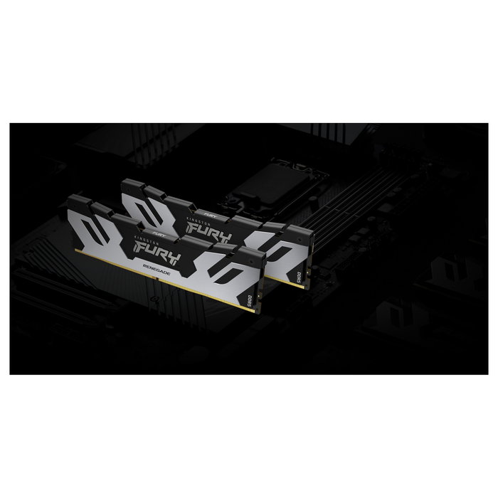 Kingston FURY Renegade Silver 32GB Kit (2x16GB) DDR5 6400MT/s CL32 DIMM Memorias RAM