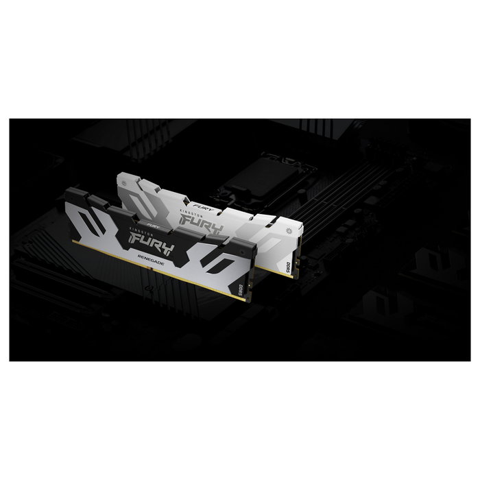 Kingston FURY Renegade Silver 32GB Kit (2x16GB) DDR5 6400MT/s CL32 DIMM Memorias RAM