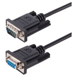 StarTech.com Cable Serie RS232 de Módem Nulo DB9 Macho a Hembra, 3m