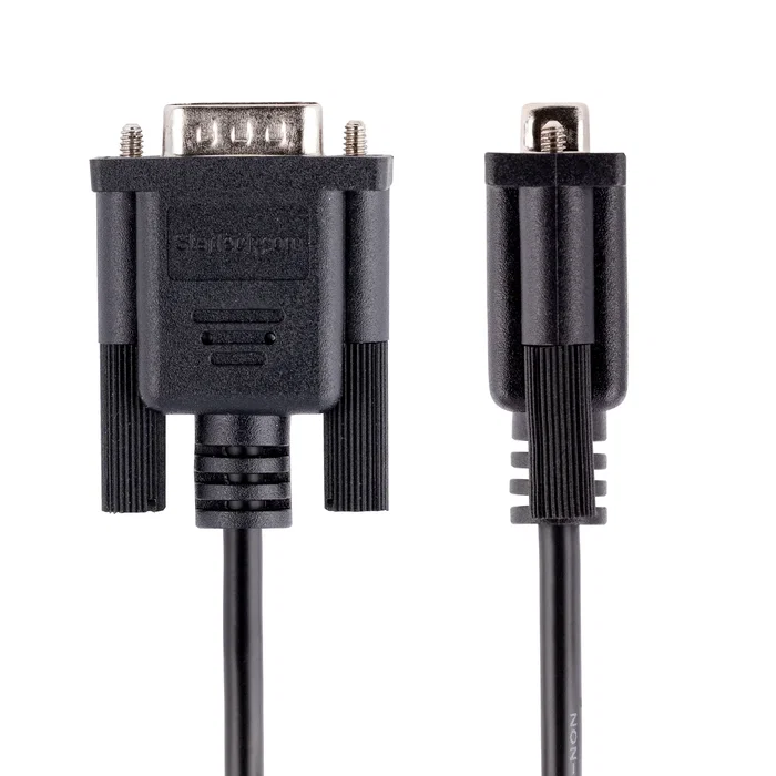 StarTech.com Cable Módem Nulo/RS232 Serie DB-9 Macho a DB-9 Hembra 3m Negro - 9FMNM-3M-RS232-CABLE