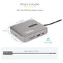 StarTech.com Adaptador Multipuertos USB C Doble HDMI 4K 60Hz Hub 10Gbps PD100W