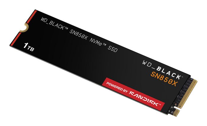 Western Digital WD_BLACK SN850X SSD NVMe PCIe Gen4 1TB - Disco duro interno de estado sólido, velocidad hasta 7300 MB/s, ideal para gaming