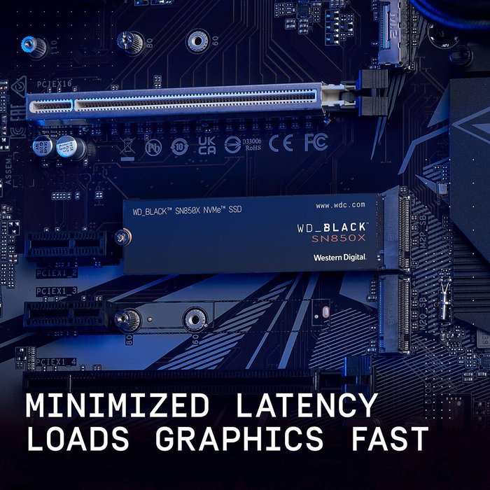 Western Digital WD_BLACK SN850X 1 TB M.2 NVMe PCIe 4.0 Western Digital WD_BLACK SN850X 1 TB M.2 NVMe PCIe 4.0
