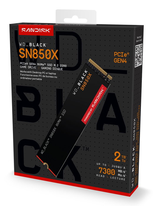 Western Digital Black SN850X 2 TB M.2 NVMe Western Digital Black SN850X 2 TB M.2 NVMe