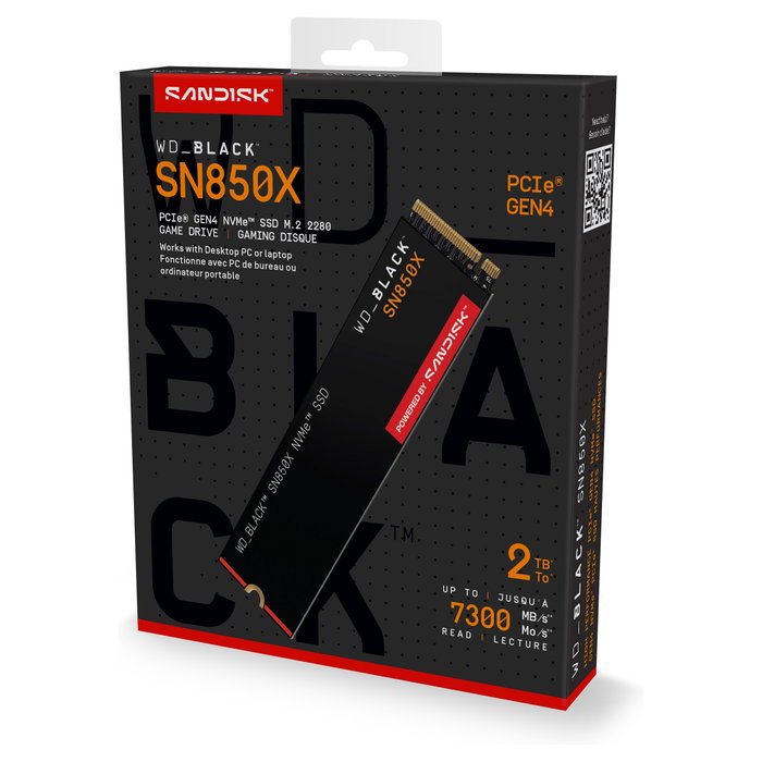 Western Digital Black SN850X 2 TB M.2 NVMe Western Digital Black SN850X 2 TB M.2 NVMe