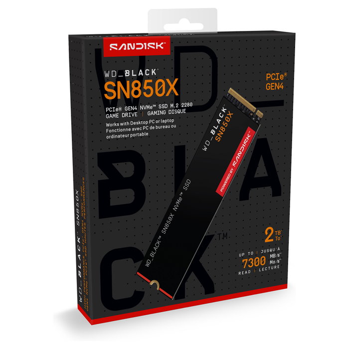 Western Digital Black SN850X 2 TB M.2 NVMe Western Digital Black SN850X 2 TB M.2 NVMe