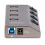 StarTech Hub USB-C de 4 puertos con interruptores individuales