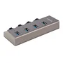 StarTech Hub USB-C de 4 puertos con interruptores individuales