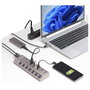 StarTech.com Hub USB-C de 7 Puertos USB-A con Interruptores Individuales y Fuente de Alimentación de 65 W