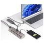 StarTech.com Hub USB-C de 7 Puertos USB-A con Interruptores Individuales y Fuente de Alimentación de 65 W