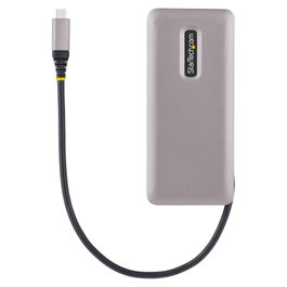 StarTech.com Hub USB-C de 4 puertos HB31CM4CPD3 con Power Delivery 100W, Gris