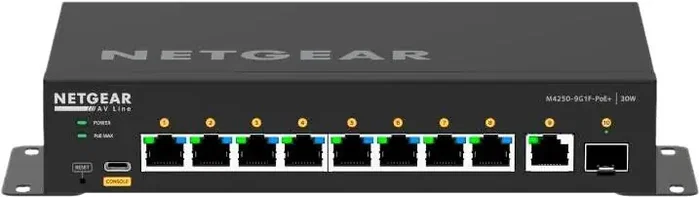 Netgear GSM4210PD-100EUS Switch AV-Line 10 Puertos PoE+