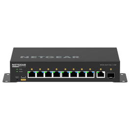 NETGEAR Switch Gestionado GSM4210PD-100EUS 10 Puertos Gigabit PoE+ con 8 Puertos PoE a 30W, Presupuesto 110W, Montaje en Rack