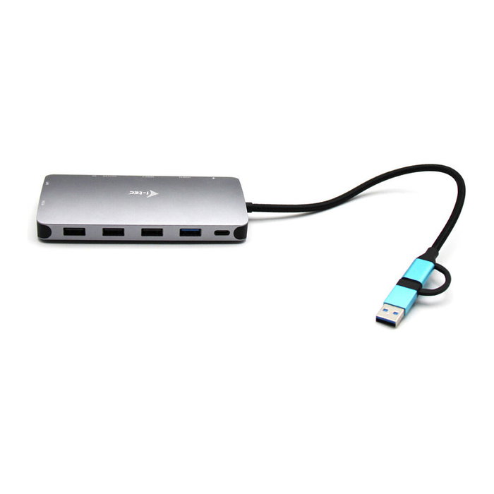 i-tec USB-C Metal Nano Dock - 2xHDMI, VGA, SD/microSD, Gigabit LAN, USB 2.0, USB 3.2 y USB-C para Datos/Carga - Hub y Adaptador Universal i-tec USB-C Metal Nano Dock - 2xHDMI, VGA, SD/microSD, Gigabit LAN, USB 2.0, USB 3.2 y USB-C para Datos/Carga - Hub y Adaptador Universal