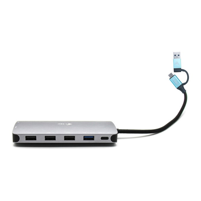 i-tec USB-C Metal Nano Dock - 2xHDMI, VGA, SD/microSD, Gigabit LAN, USB 2.0, USB 3.2 y USB-C para Datos/Carga - Hub y Adaptador Universal i-tec USB-C Metal Nano Dock - 2xHDMI, VGA, SD/microSD, Gigabit LAN, USB 2.0, USB 3.2 y USB-C para Datos/Carga - Hub y Adaptador Universal
