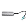 i-tec CANANOTDOCKPD Docking Station USB-C para Portátil - 2x HDMI 4K, VGA, 3 Monitores, 100W PD, Gigabit LAN, Lector SD, 5x USB, Plata - Compatible con Thunderbolt, USB4