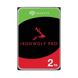 Seagate ST2000NT001 IronWolf Pro 2TB Disco Duro NAS, 3.5", SATA 6 Gb/s, 7200 RPM, 256 MB Caché - CMR