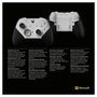 Microsoft Xbox Elite Controller Series 2 Core Edition White – Gamepad Inalámbrico y Alámbrico para PC y Xbox One, Bluetooth/USB-C, Blanco y Negro