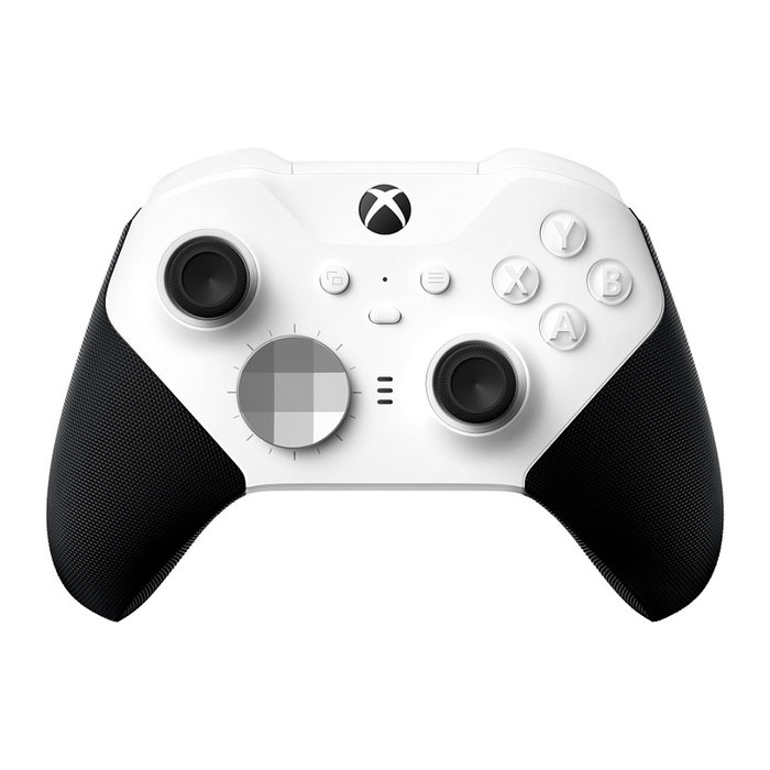 Microsoft Xbox Elite Controller Series 2 Core Edition White – Gamepad Inalámbrico y Alámbrico para PC y Xbox One, Bluetooth/USB-C, Blanco y Negro