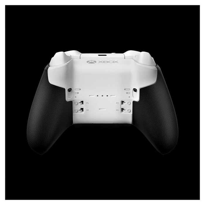 Microsoft Xbox Elite Controller Series 2 Core Edition White – Gamepad Inalámbrico y Alámbrico para PC y Xbox One, Bluetooth/USB-C, Blanco y Negro