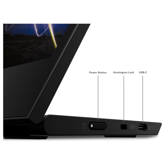 Lenovo ThinkVision M15 Monitor Portátil 15,6'' Full HD IPS Raven Black
